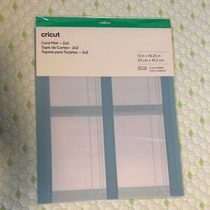 Cricut Card Mat 2x2 - Green and Blue